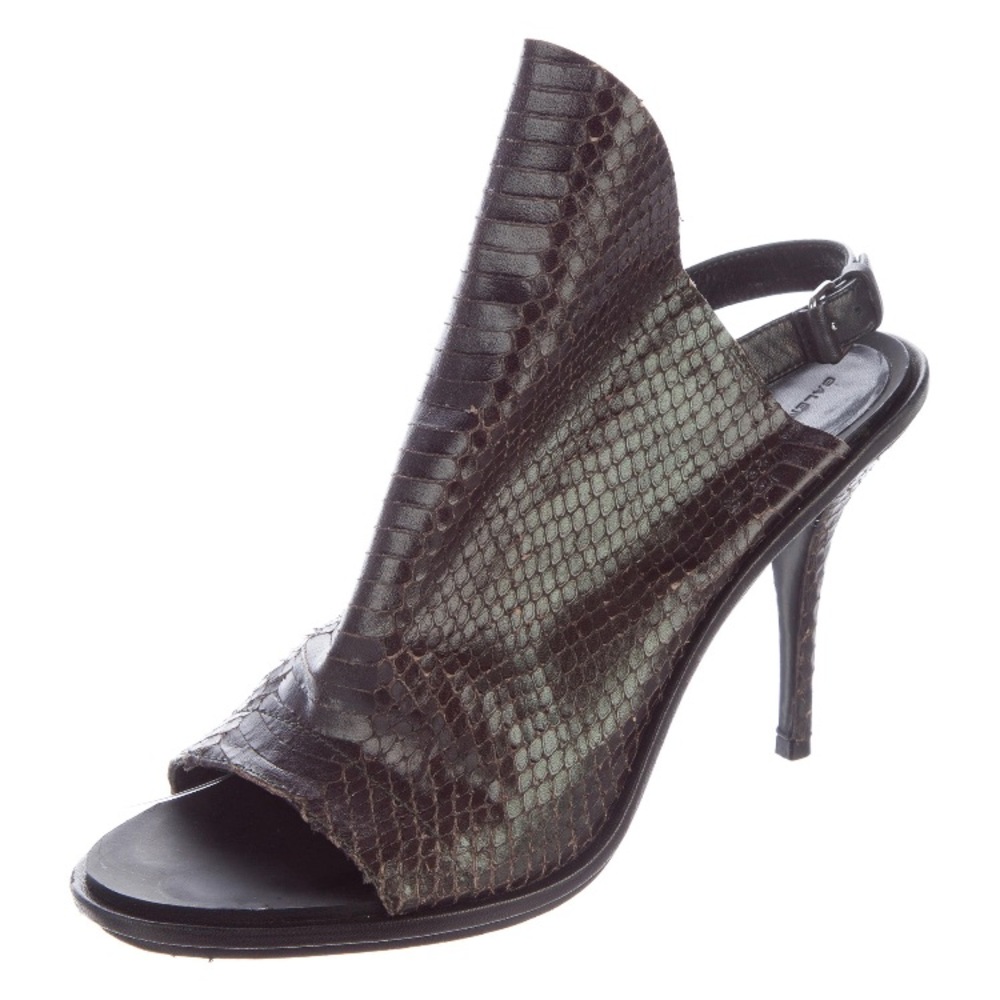Balenciaga Glove Snakeskin Heels